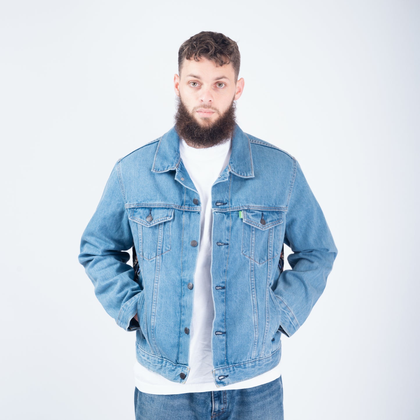 Janamaz Trucker Jacket Lilac Sz Large