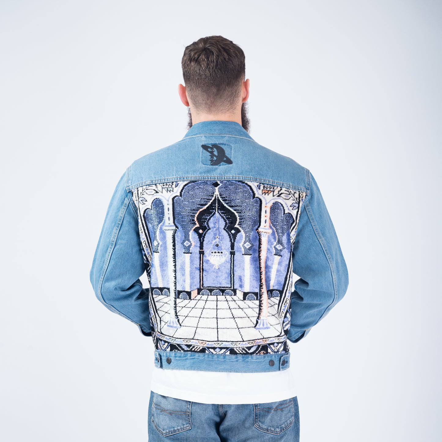 Janamaz Trucker Jacket Lilac Sz Large