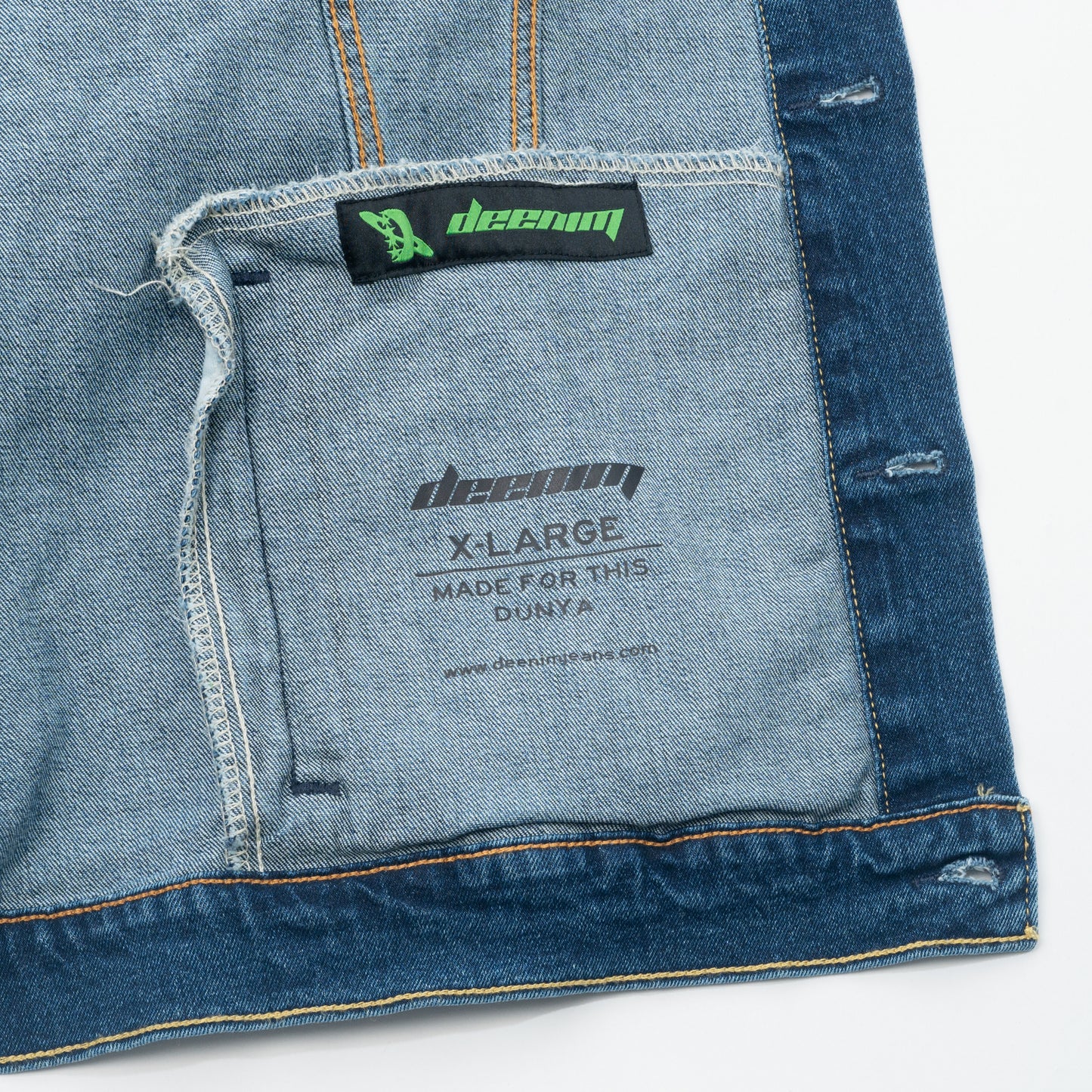 Janamaz Trucker Jacket Green Sz X-Large