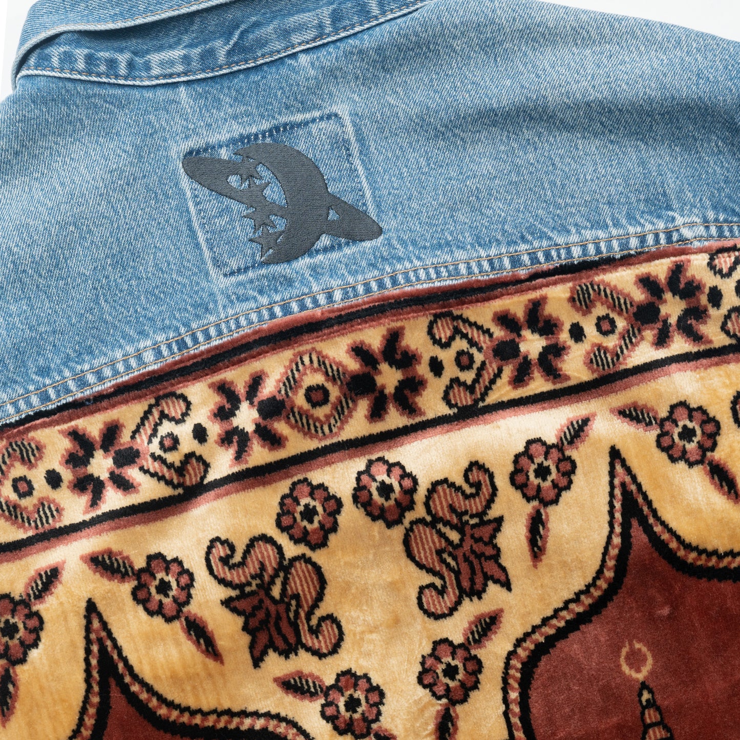 Janamaz Trucker Jacket Brown/Tan Sz. XX-Large