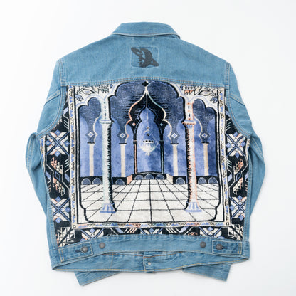 Janamaz Trucker Jacket Lilac Sz Large