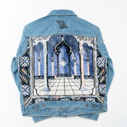 Janamaz Trucker Jacket Lilac Sz Large