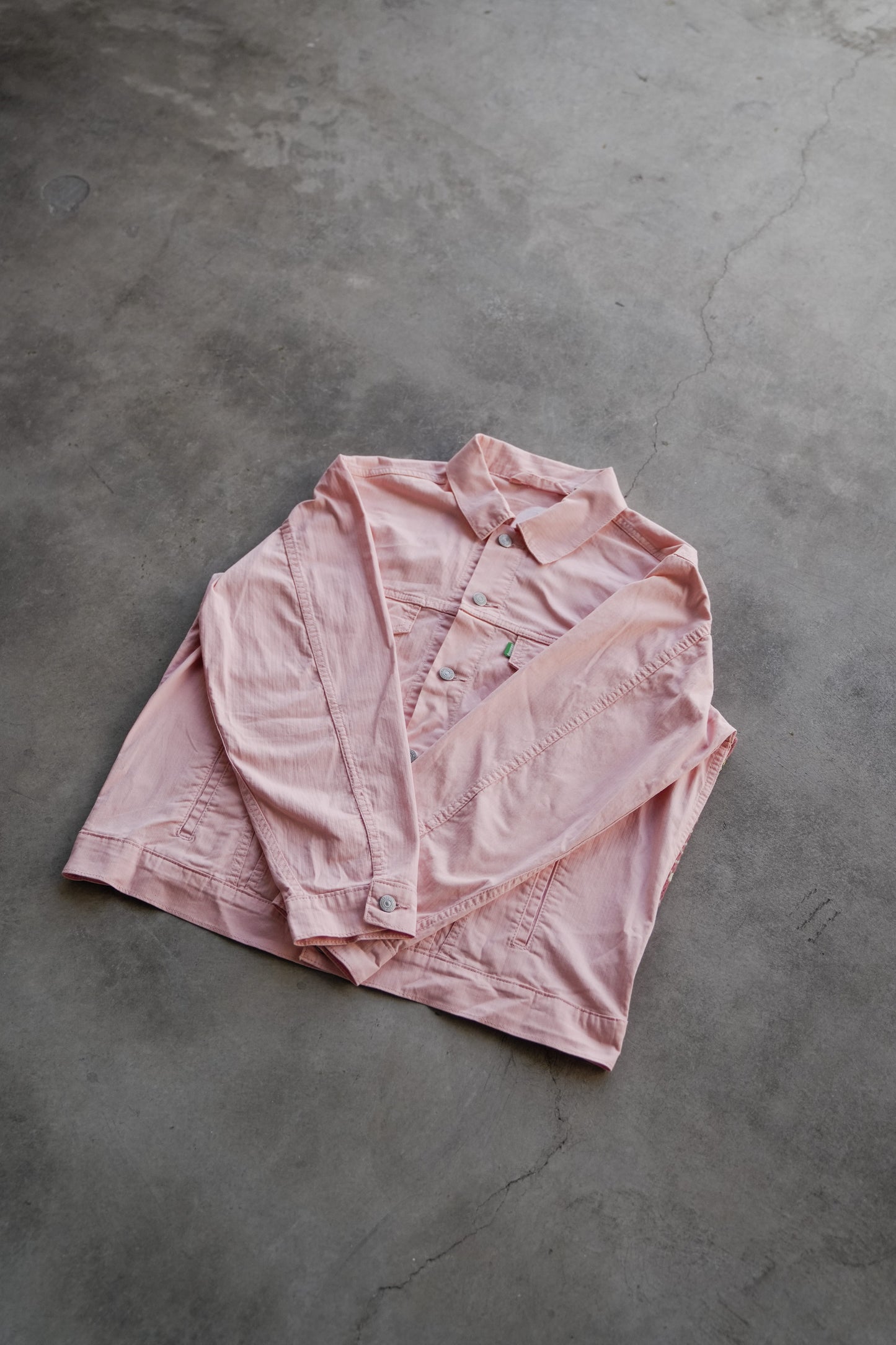 Pink Janamaz Trucker Jacket Sz. Large