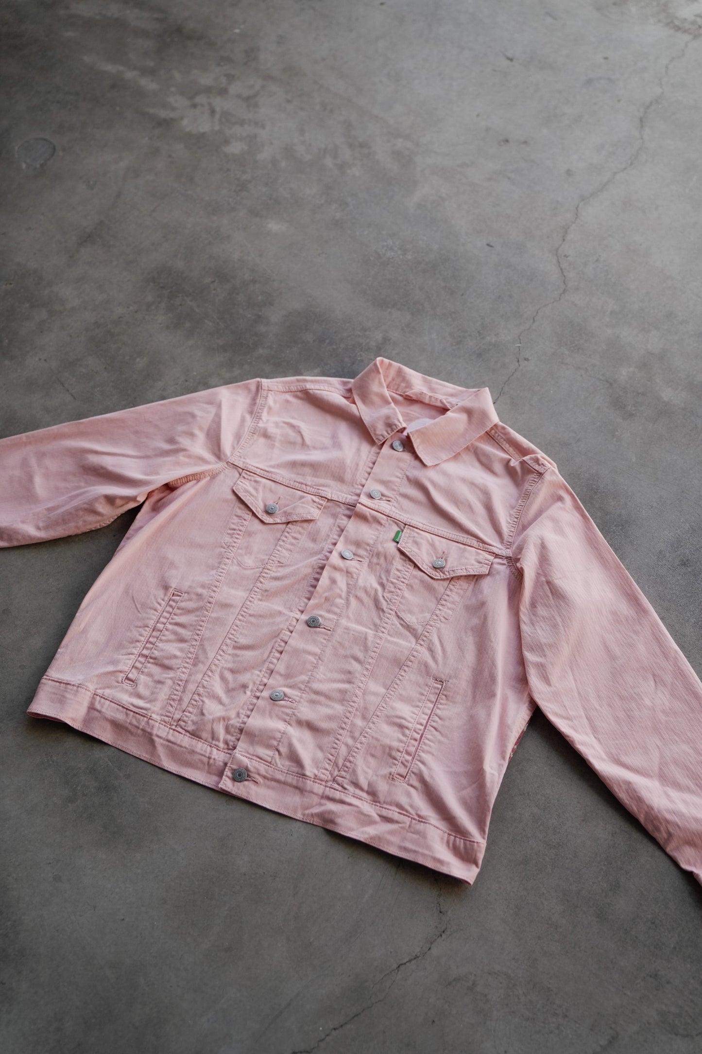 Pink Janamaz Trucker Jacket Sz. Large