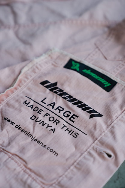 Pink Janamaz Trucker Jacket Sz. Large